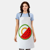 IRLAND STEHT MIT PALÄSTINA - Wassermelone Schürze (Getragen)