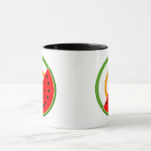 IRLAND STEHT MIT PALÄSTINA - Wassermelone Tasse (Zentrum)