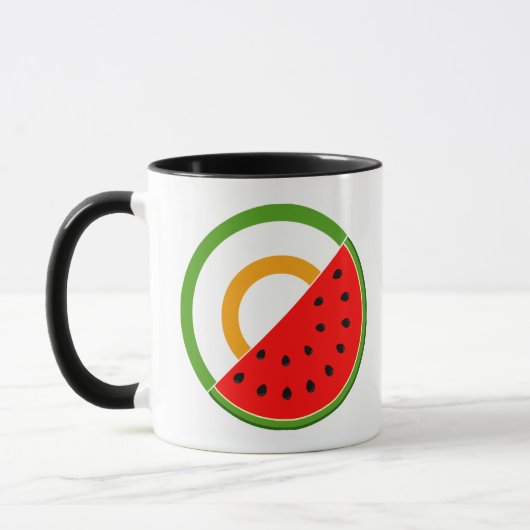 IRLAND STEHT MIT PALÄSTINA - Wassermelone Tasse (Links)