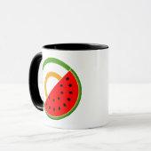 IRLAND STEHT MIT PALÄSTINA - Wassermelone Tasse (Vorderseite Links)