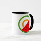IRLAND STEHT MIT PALÄSTINA - Wassermelone Tasse (VorderseiteRechts)