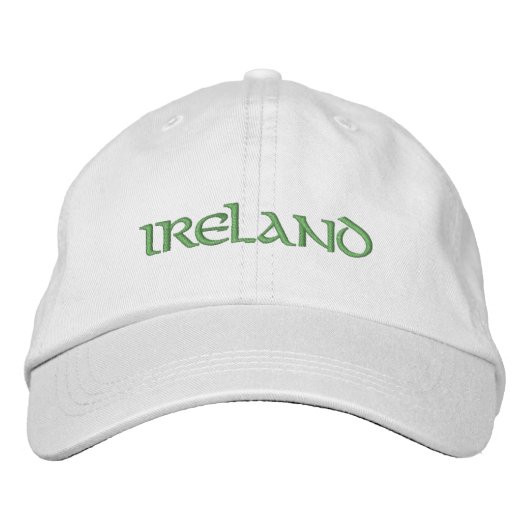 Irland StickHat Bestickte Kappe (Vorderseite)