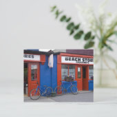Irland, Strandhill Schaufenster mit Fahrrädern Postkarte (Stehend Vorderseite)