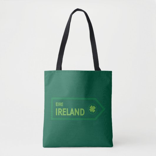 Irland-Straßenschild Tasche (Vorderseite)