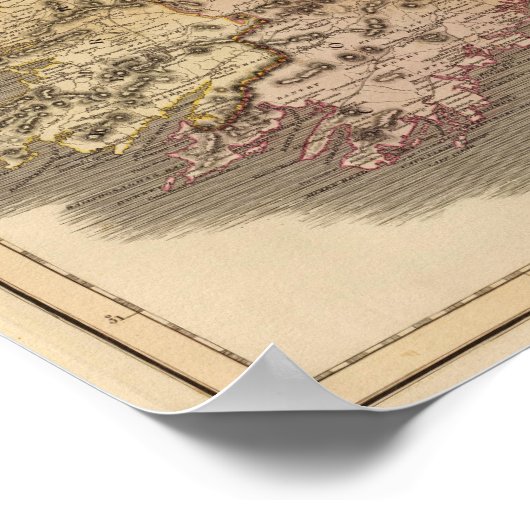 Irland Süd Poster (Ecke)