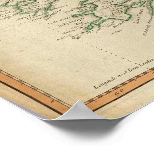 Irland Süden Poster (Ecke)