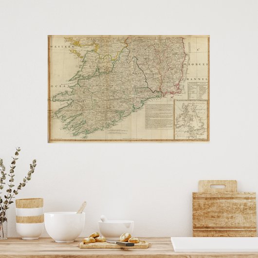 Irland Süden Poster (Küche)