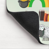 Irland Symbole Mousepad (Ecke)