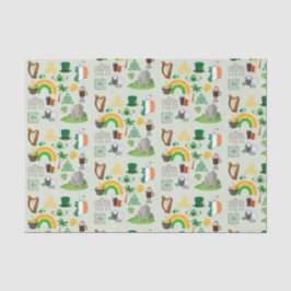 Irland Symbole Seidenpapier