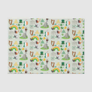 Irland Symbole Seidenpapier