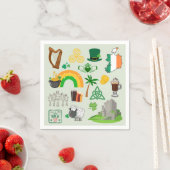 Irland Symbole Serviette (Beispiel)