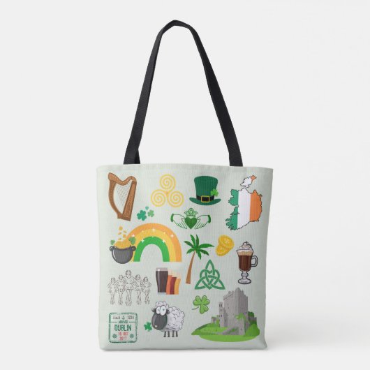 Irland Symbole Tasche (Rückseite)