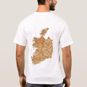 Irland T - Shirt "Flag and Map" (Rückseite)