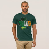 Irland-T-Shirt (gemalter Klee) T-Shirt (Vorne ganz)