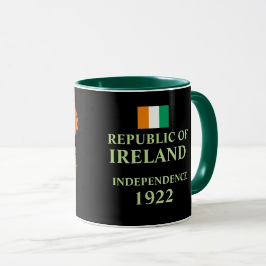 Irland Tasse für Flaggenpläne (VorderseiteRechts)