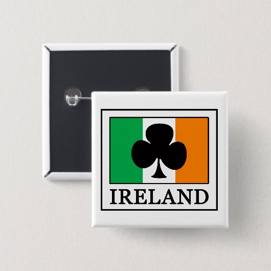Irland-Taste Button (Vorne & Hinten)