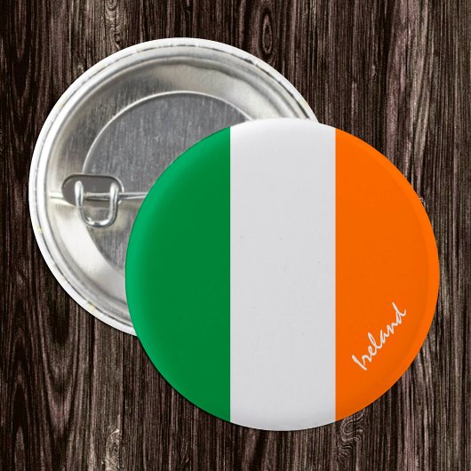 Irland-Taste, patriotische irische Flagge Button
