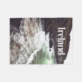 Irland The Cliffs of Moher - Green Moher Cliff Fleecedecke (Vorderseite (Horizontal))