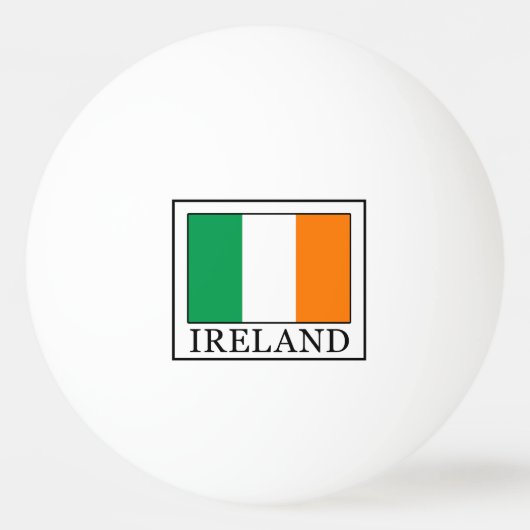 Irland Tischtennisball (Vorderseite)