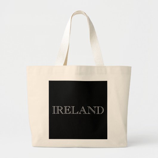 Irland Tragfähigkeit jtcent Jumbo Stoffbeutel (Vorne)