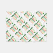 IRLAND U-BAHN FLEECEDECKE (Vorderseite (Horizontal))