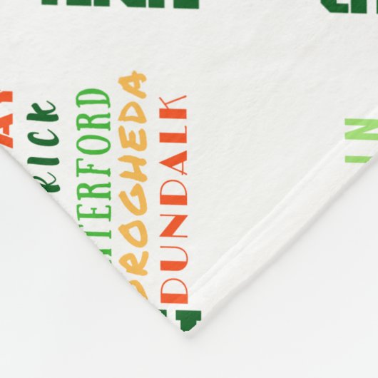 IRLAND U-BAHN FLEECEDECKE (Ecke)