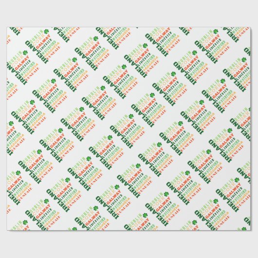 IRLAND U-BAHN GESCHENKPAPIER (Flach)