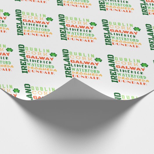 IRLAND U-BAHN GESCHENKPAPIER (Ecke)