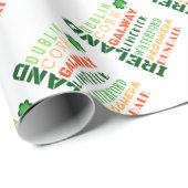 IRLAND U-BAHN GESCHENKPAPIER (Rolleneckpunkt)