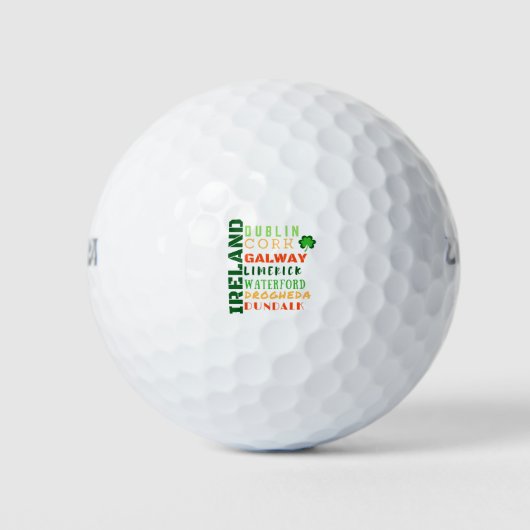 IRLAND U-BAHN GOLFBALL (Vorderseite)