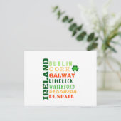 IRLAND U-BAHN POSTKARTE (Stehend Vorderseite)