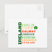 IRLAND U-BAHN POSTKARTE (Vorne/Hinten)