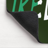 Irland Überlaid auf Irish Flag mps Mousepad (Ecke)