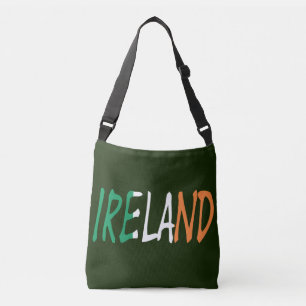 Irland überschneidet sich bei Irish Flag cbcnt Tragetaschen Mit Langen Trägern