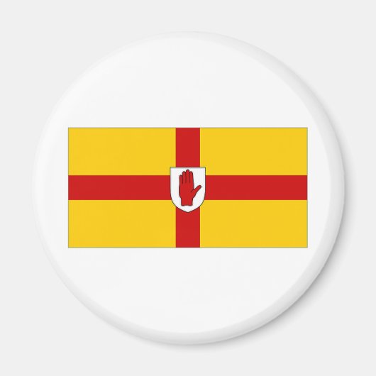 Irland Ulster Flag Magnet (Vorne)