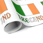 Irland und die irische Flagge Geschenkpapier (Rolleneckpunkt)
