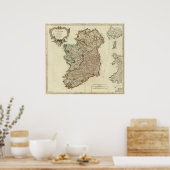 Irland und England Poster (Küche)