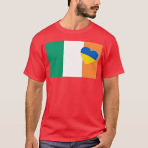Irland unterstützt ukrainisches Herz Steht mit Fre T-Shirt