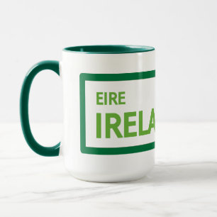 Irland-Verkehrsschild Tasse