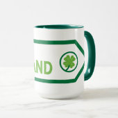 Irland-Verkehrsschild Tasse (VorderseiteRechts)