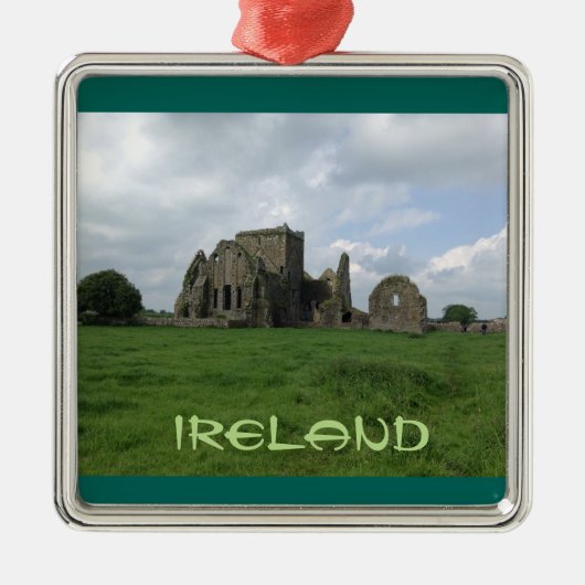 Irland-Verzierungs-Iren ruinieren Hore Abtei Silbernes Ornament (Vorne)