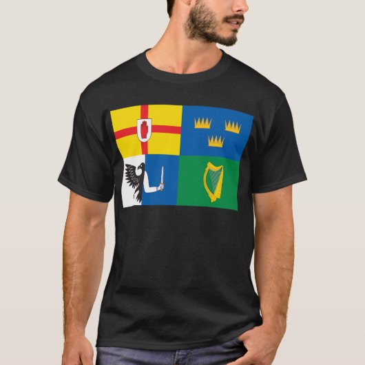 Irland (vier Provinz-Flagge) T-Shirt (Vorderseite)