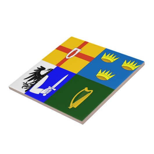 Irland vier Provinzen Fliese (Seite)