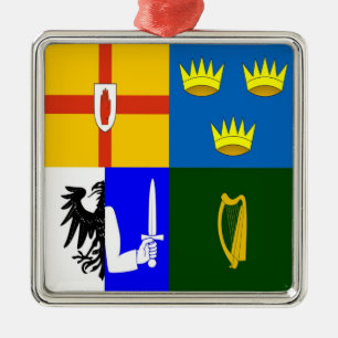 Irland Vier Provinzen Ornament Aus Metall