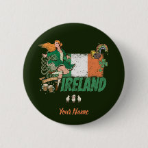Irland Vintage Flagge St. Patrick's Day Retro
