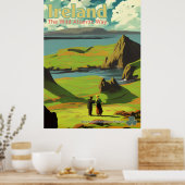 Irland Vintage irische Reiseanzeige Poster (Küche)
