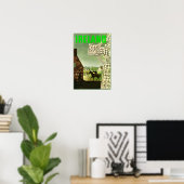 Irland. Vintage Reiseplakat Poster (Heimbüro)