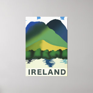 Irland Vintage-Reiseposter Leinwanddruck