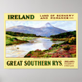 Irland Vintage Travel Poster (Vorne)