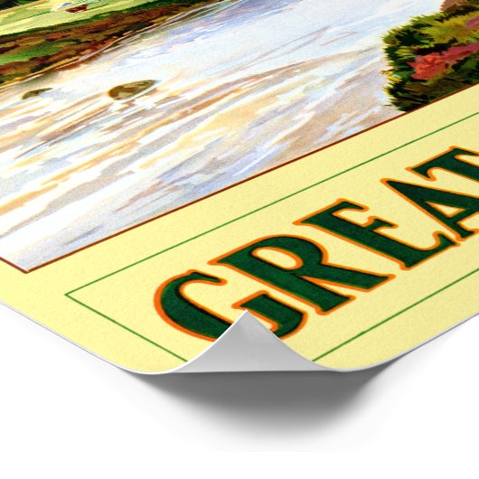 Irland Vintage Travel Poster (Ecke)